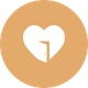 Open door and heart icon representing support with sexuality and coming out experiences
