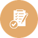 Clipboard icon representing evidence-based psychological treatment approaches