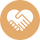 Target icon representing personalised counselling goals and support planning